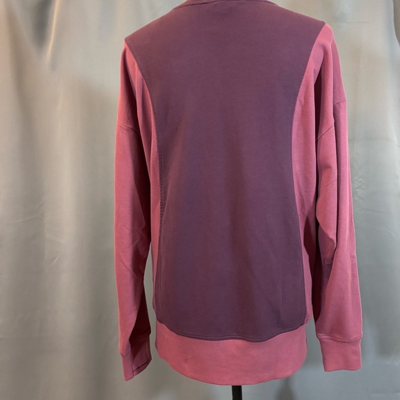 Athleta Colorblock Mockneck Medium Weight Oversized Pullover Size S - Picture 4 of 8